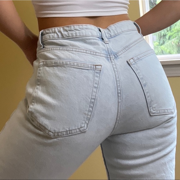 Lightwash Topshop Straight Fit Jean - Picture 3 of 5